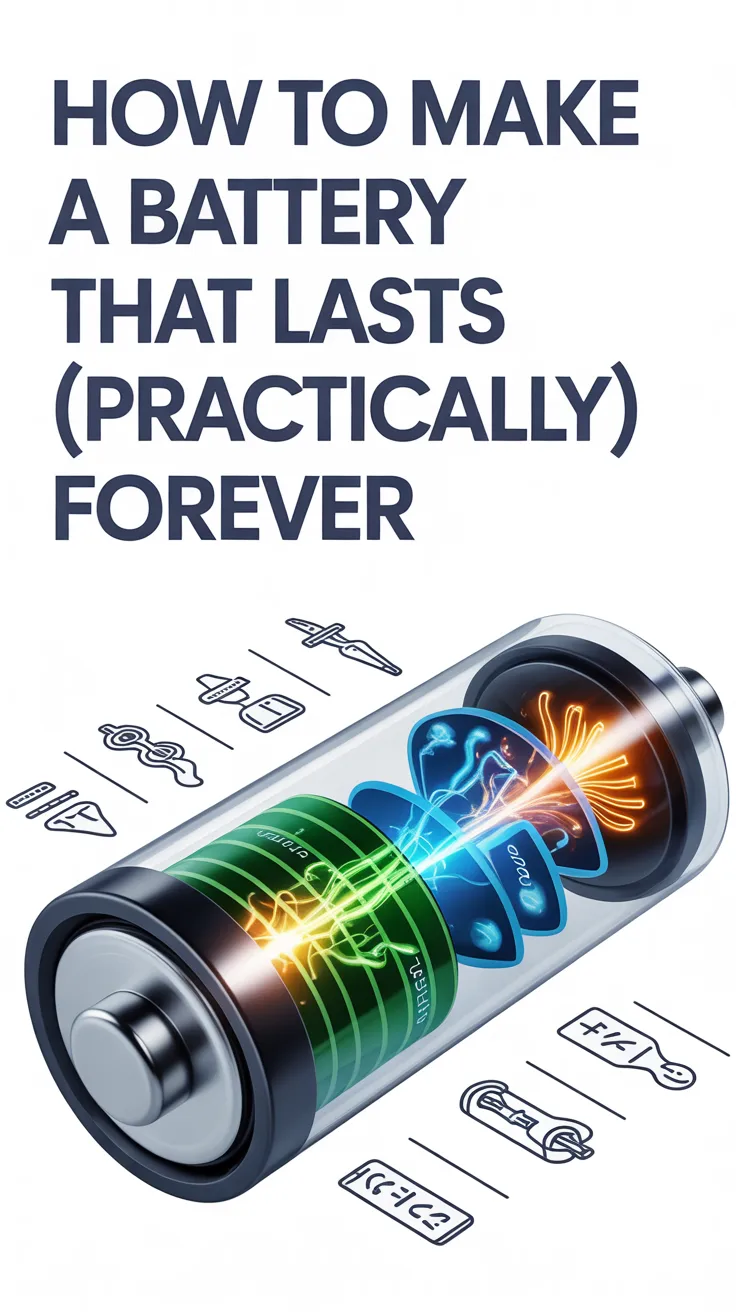 How to Make a Battery That Lasts (Practically) Forever