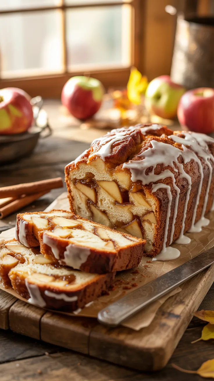Easy Amish Apple Fritter Bread