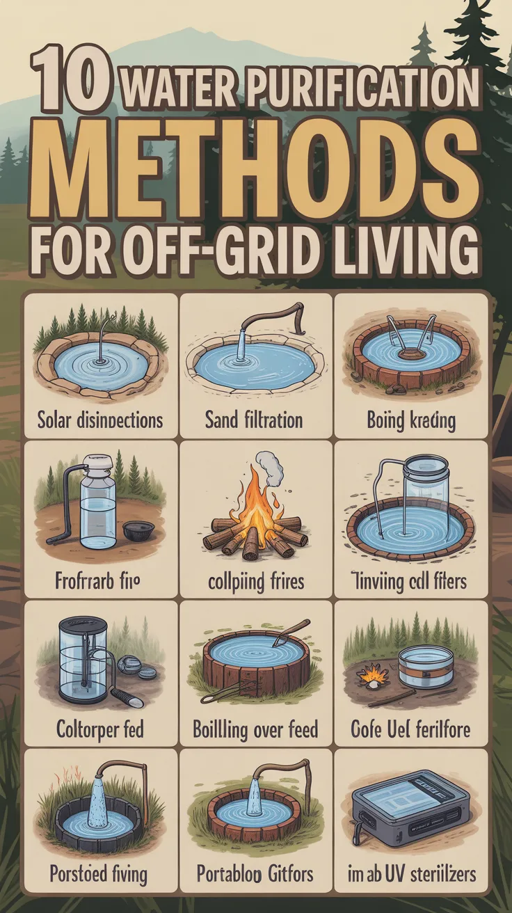 10 Water Purification Methods for Off-Grid Living