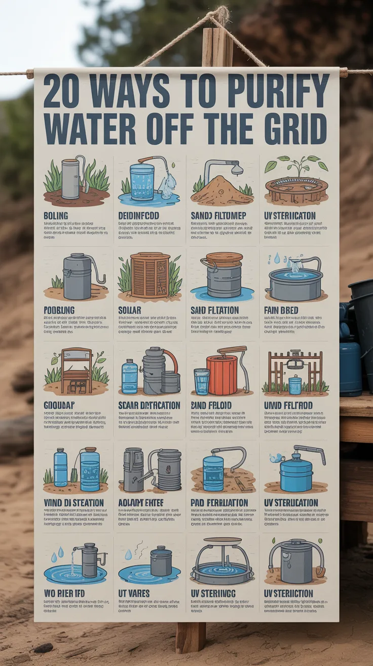 20 Ways to Purify Water Off The Grid