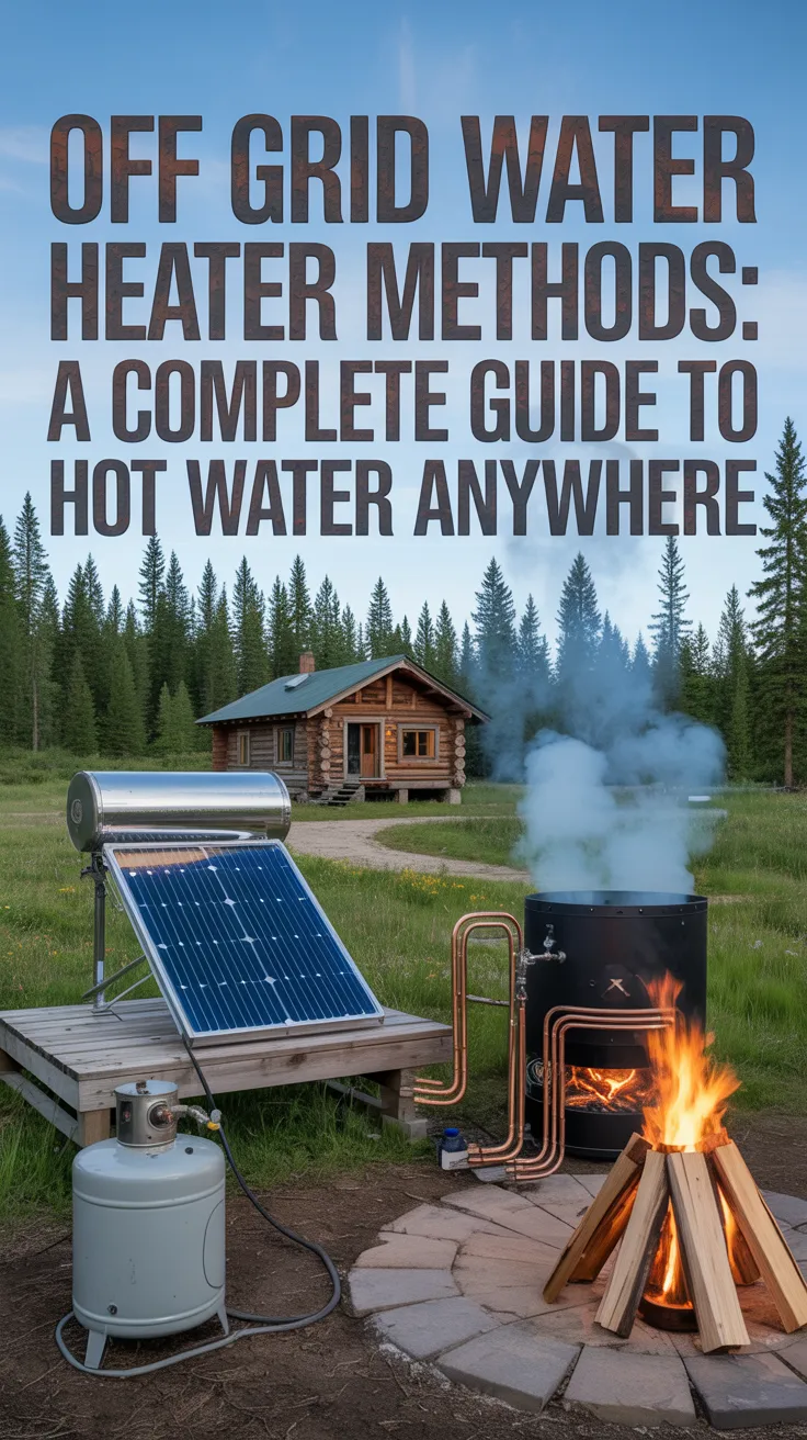 Off Grid Water Heater Methods: A Complete Guide to Hot Water Anywhere