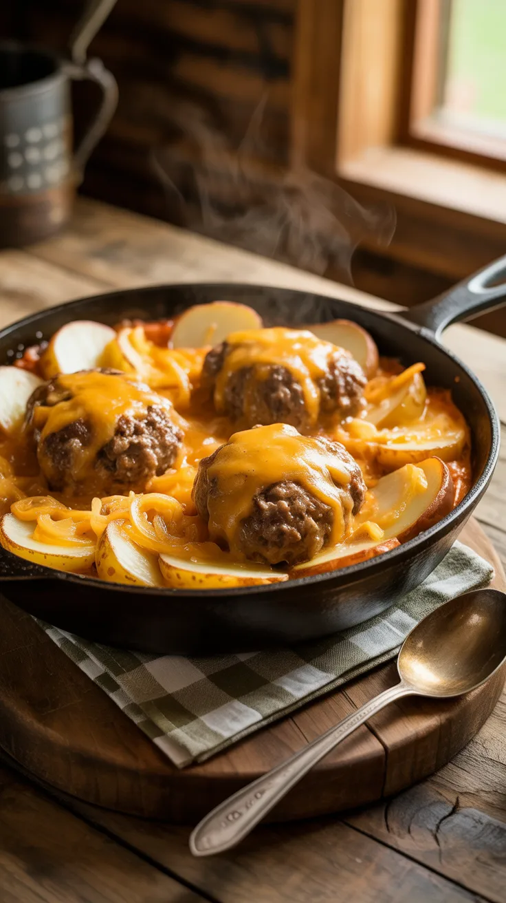 Amish Hamburger Steak Bake Recipe That’s Pure Comfort Food