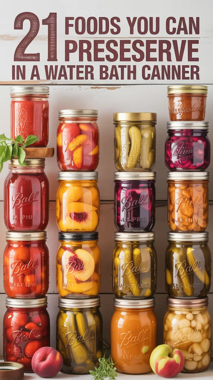 21 Foods You Can Preserve in a Water Bath Canner