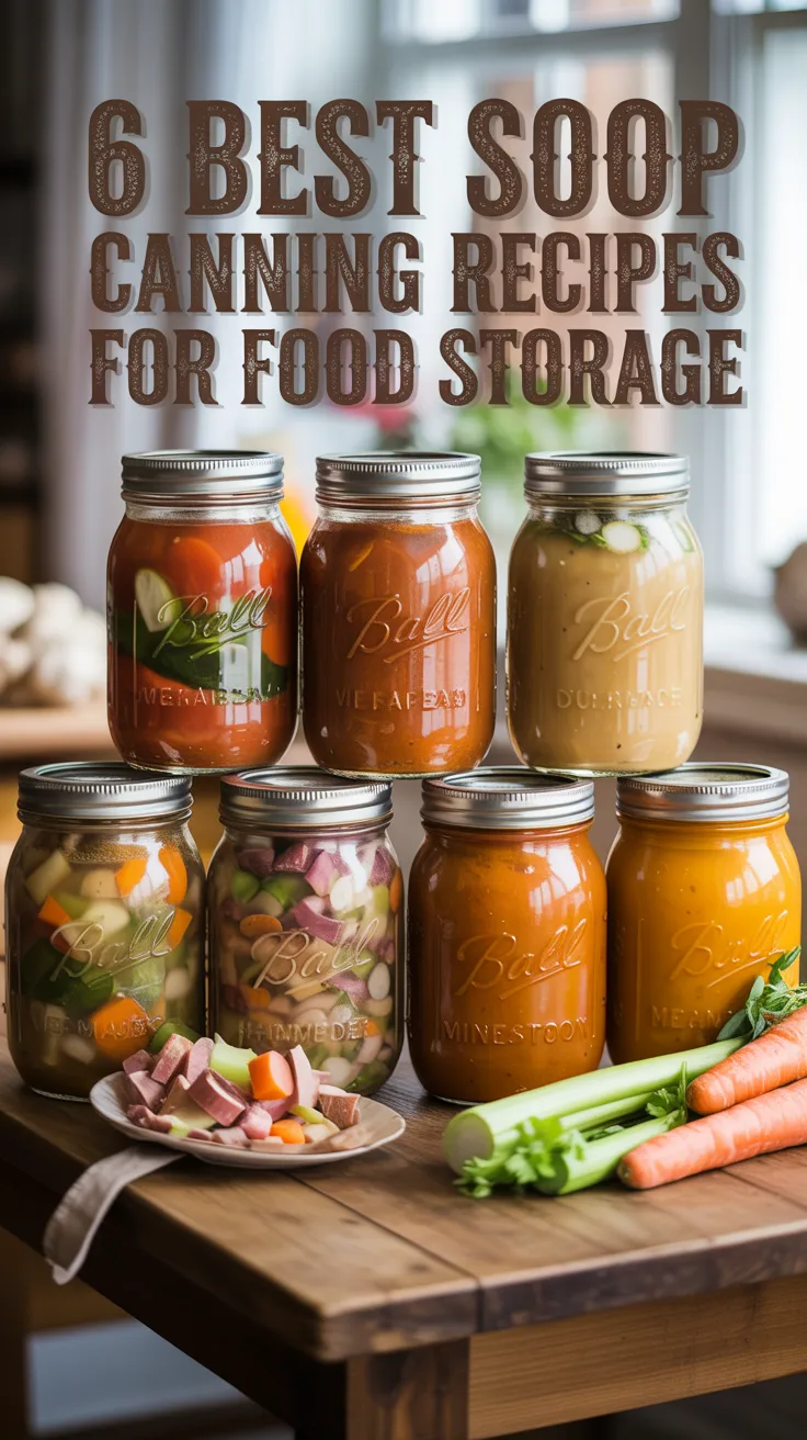 6 Best Soup Canning Recipes for Food Storage