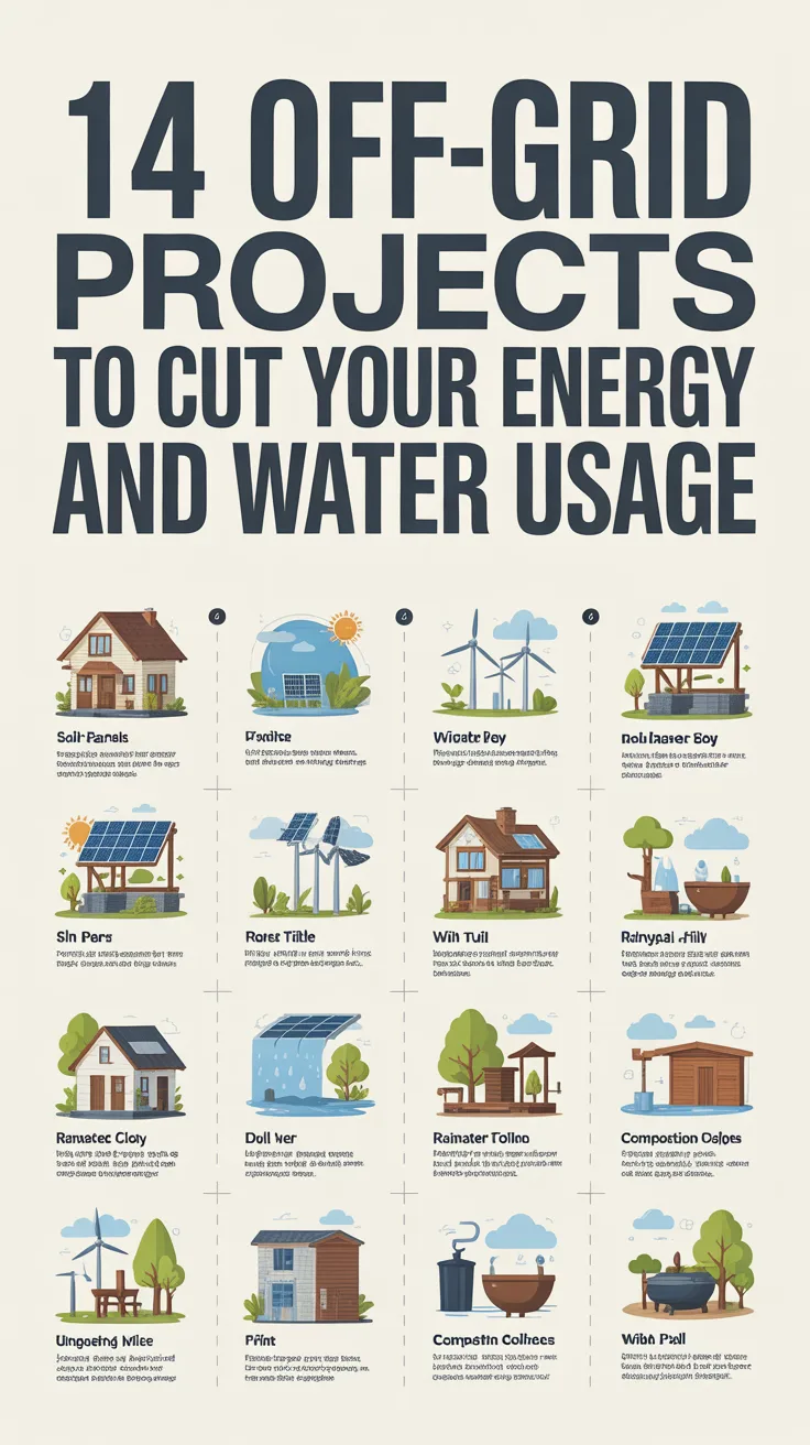 14 Off-Grid Projects to Cut Your Energy and Water Usage