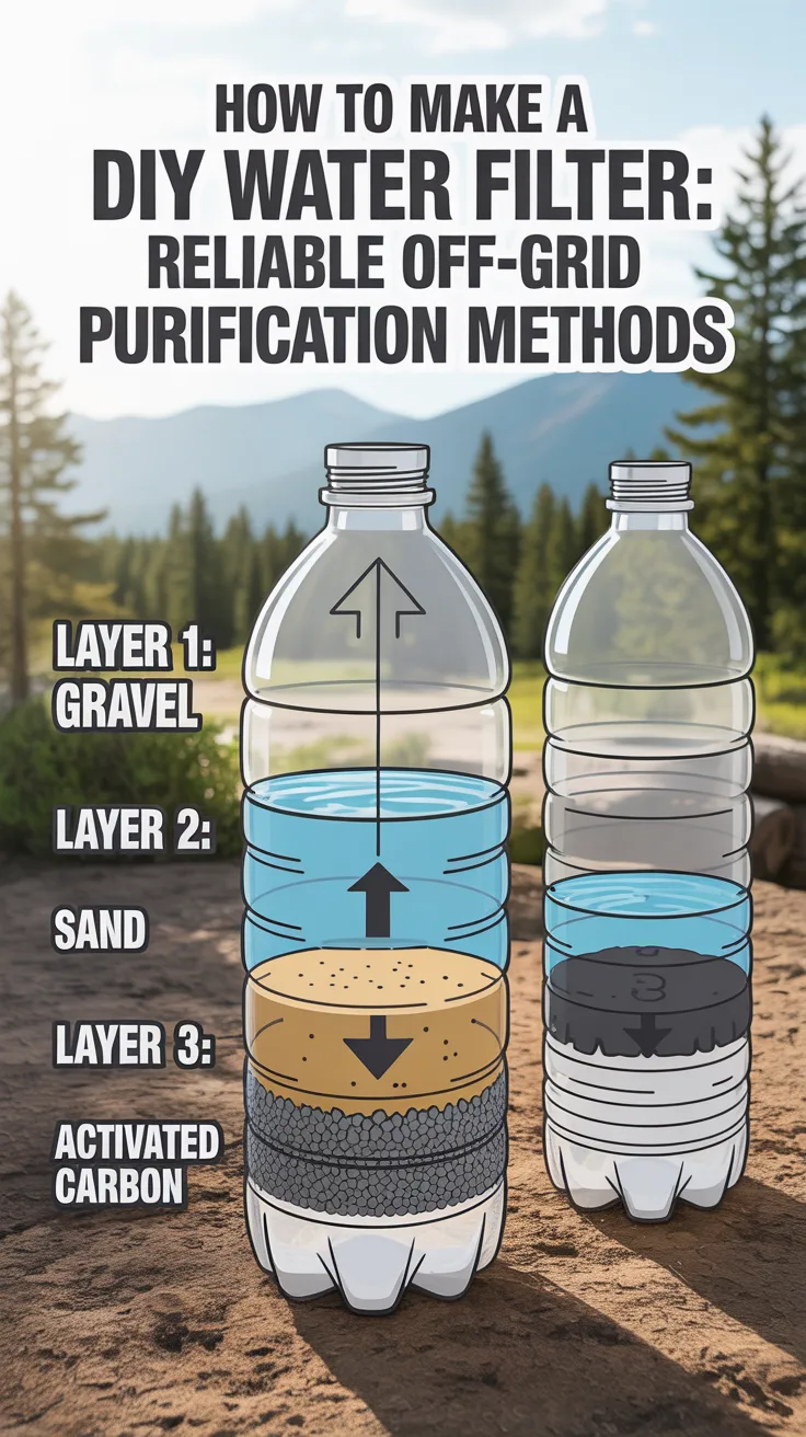 How to Make a DIY Water Filter: Reliable Off‑Grid Purification Methods