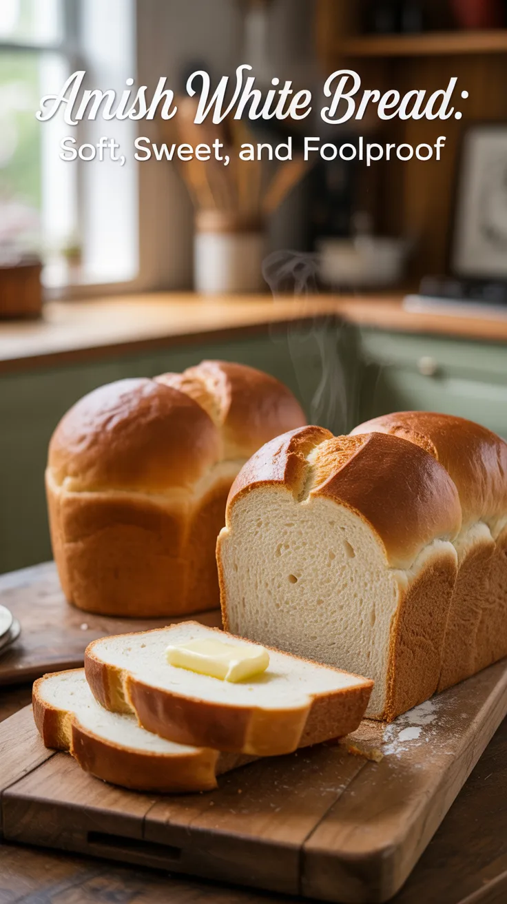 Amish White Bread: Soft, Sweet, and Foolproof