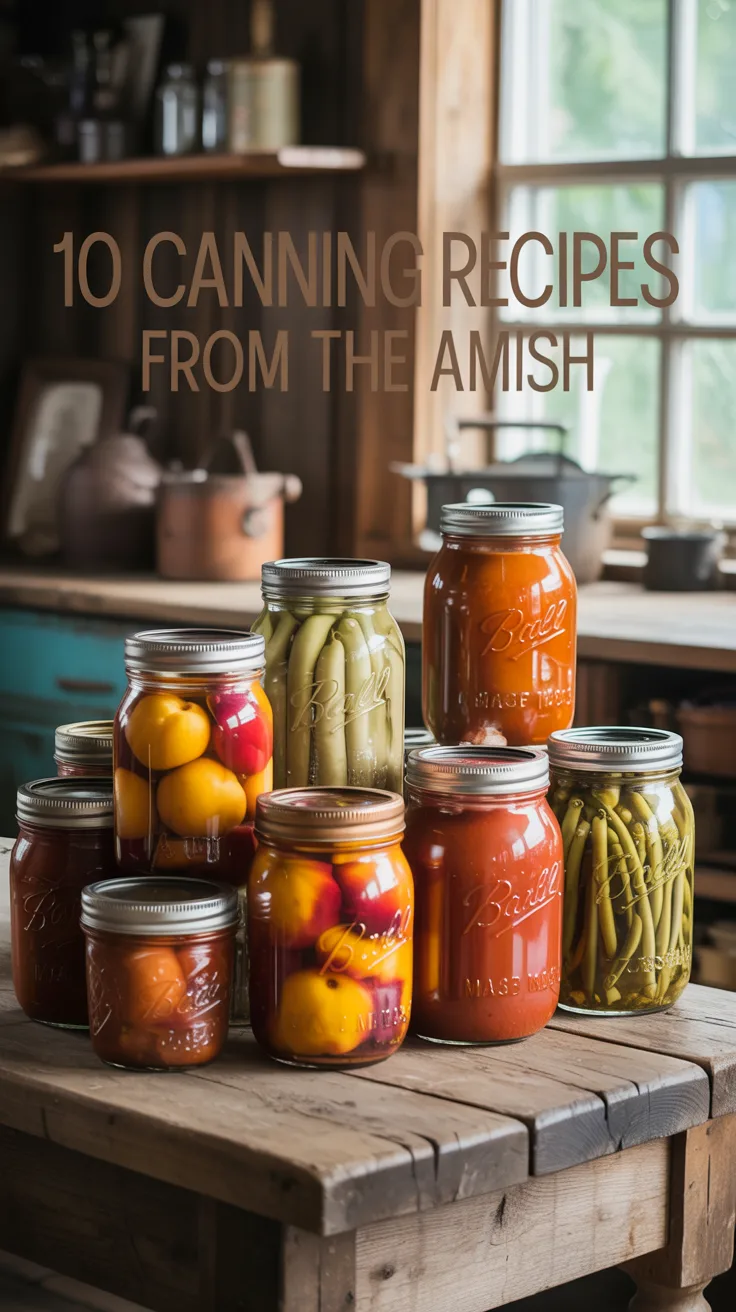 10 Canning Recipes From The Amish