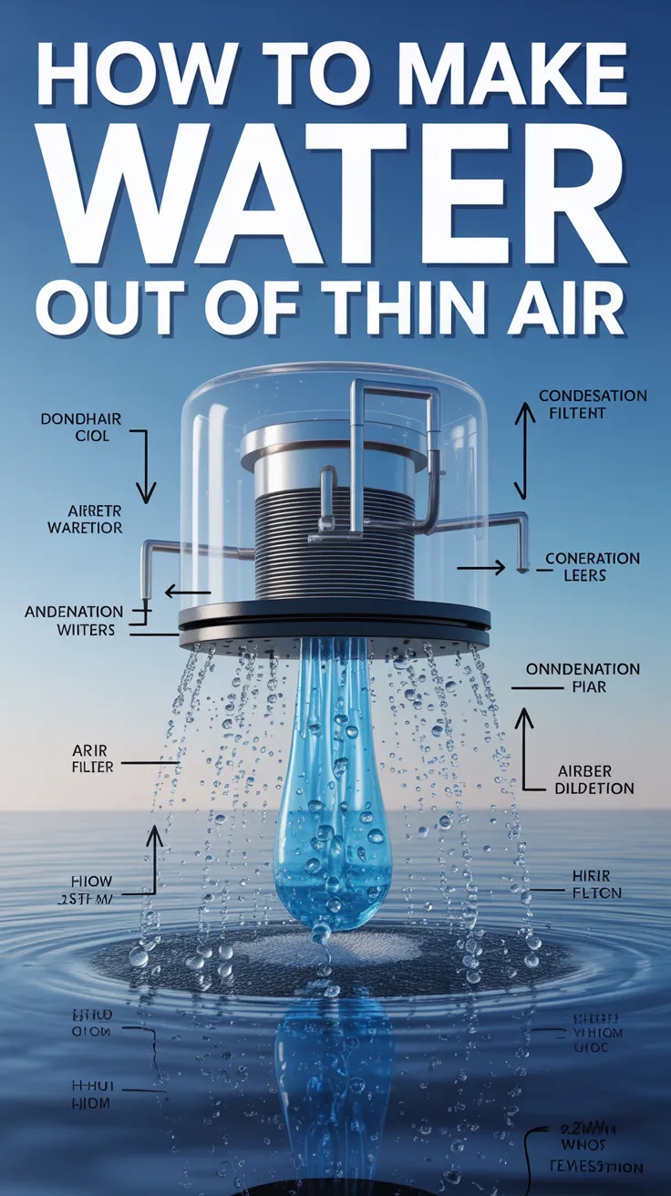 How To Make Water Out Of Thin Air