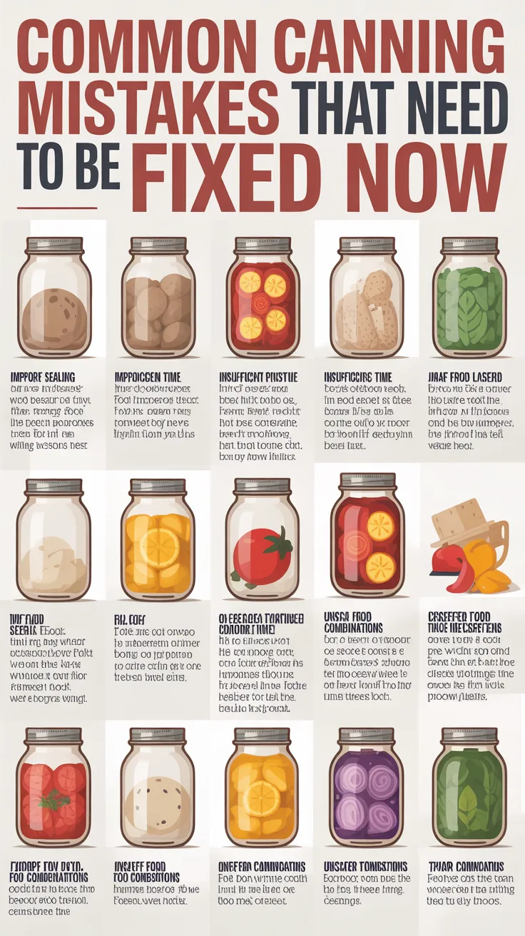 Common Canning Mistakes that Need to be Fixed Now