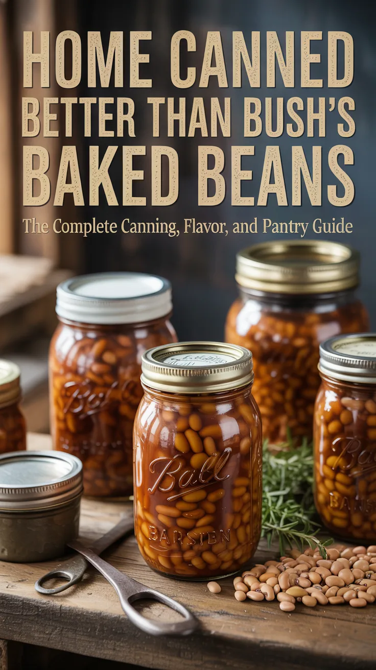 Home Canned Better Than Bush’s Baked Beans: The Complete Canning, Flavor, and Pantry Guide
