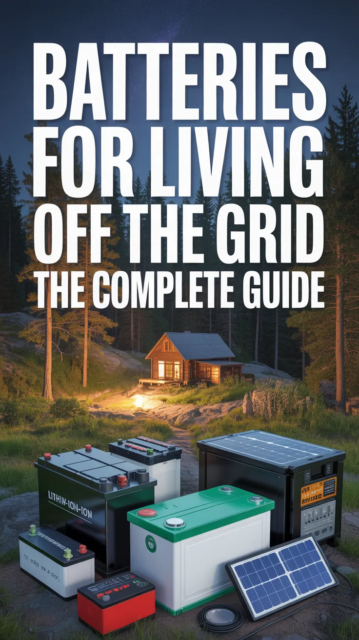 Batteries for Living Off The Grid: The Complete Guide