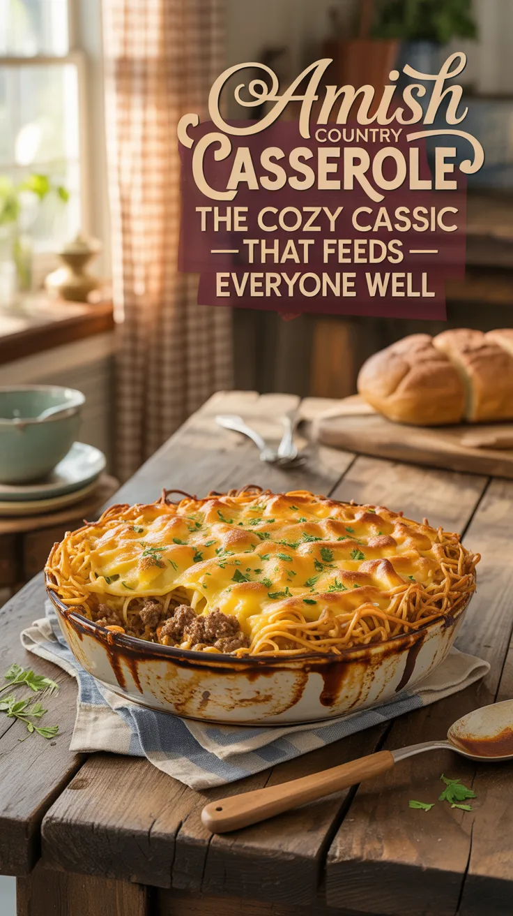 Amish Country Casserole: The Cozy Classic That Feeds Everyone Well