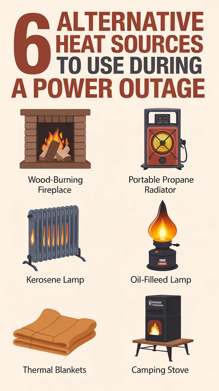6 Alternative Heat Sources to Use During a Power Outage