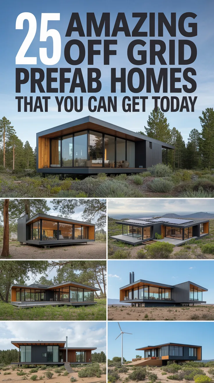 25 Amazing Off Grid Prefab Homes that You Can Get Today